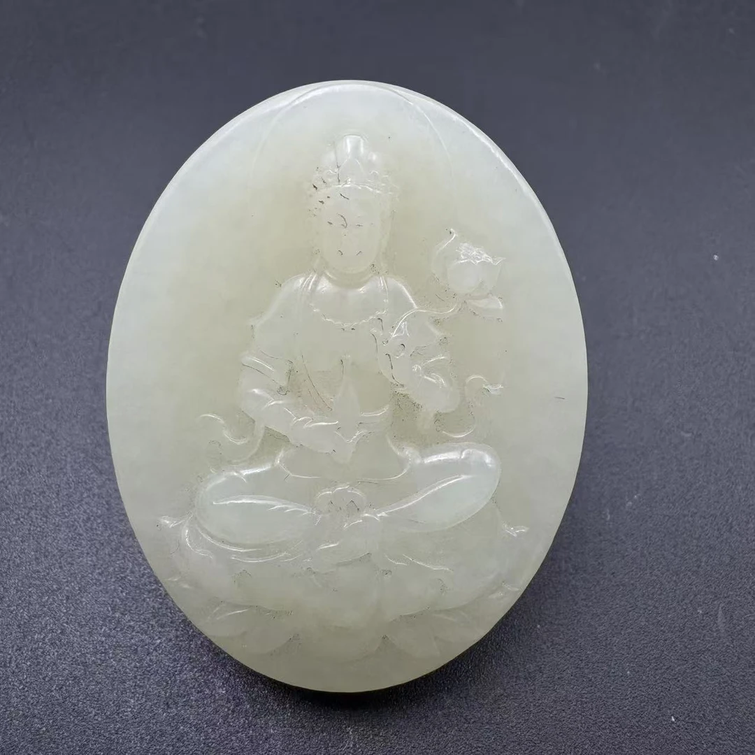 LOT.7/20世纪和田玉佛像佩/Q535336