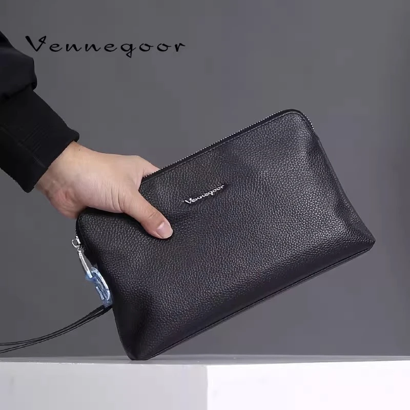 真皮新款手包男士手拿包头层牛皮商务钱包休闲大容量软皮