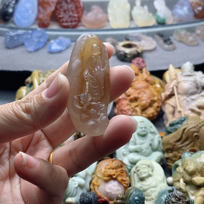 【闪购商品】未镶嵌吊坠定制玛瑙