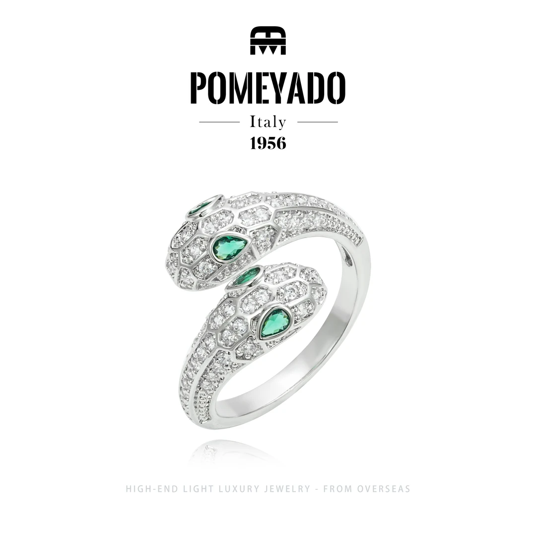 【灵蛇】POMEYADO设计师款 轻奢 活口戒F2038