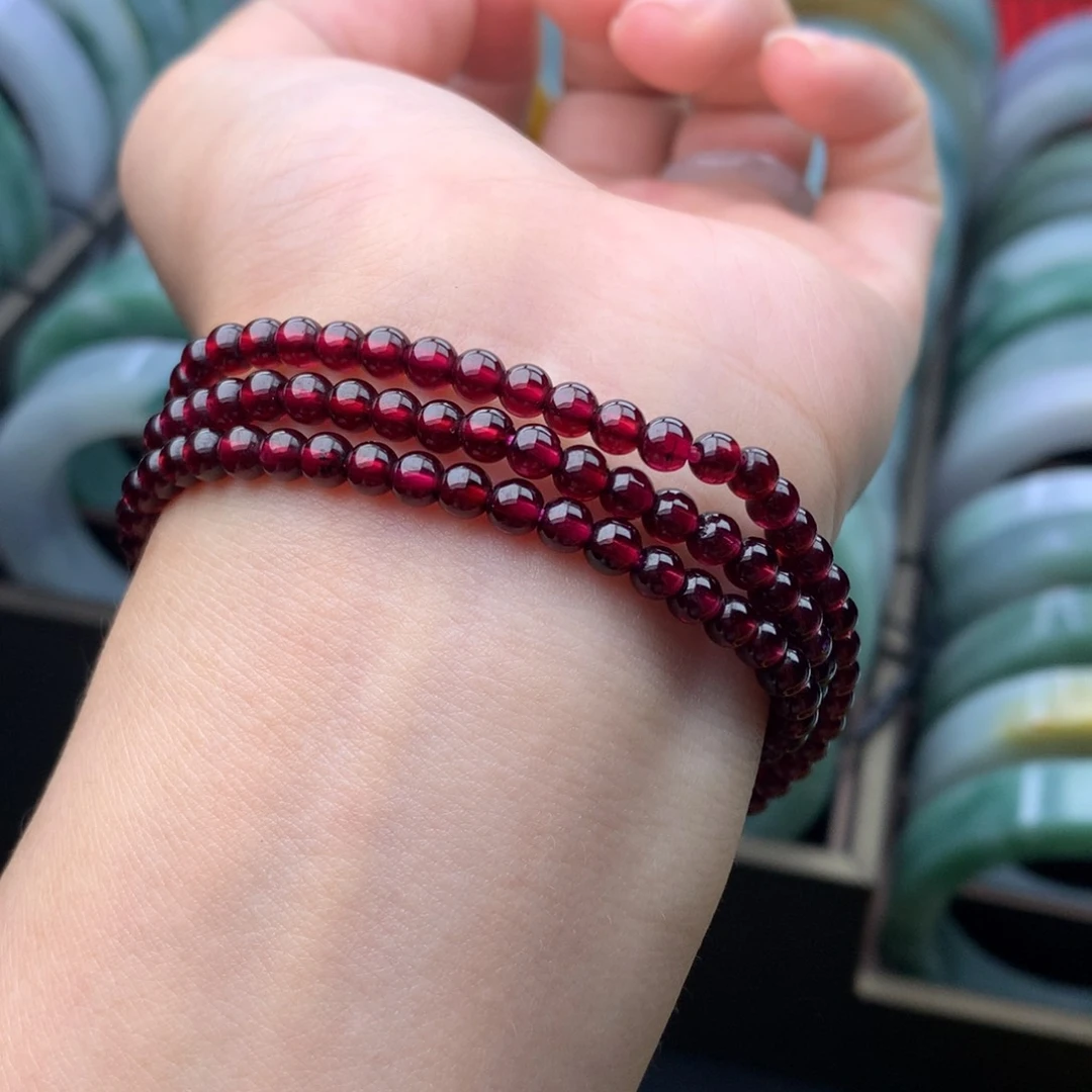 未镶嵌手链翡翠多样性石榴