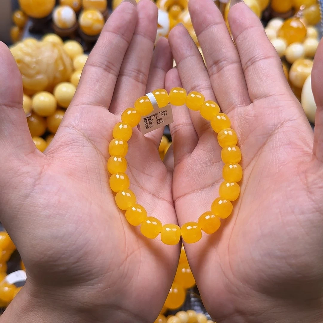 未镶嵌蜜蜡珠宝奇石同料10mm