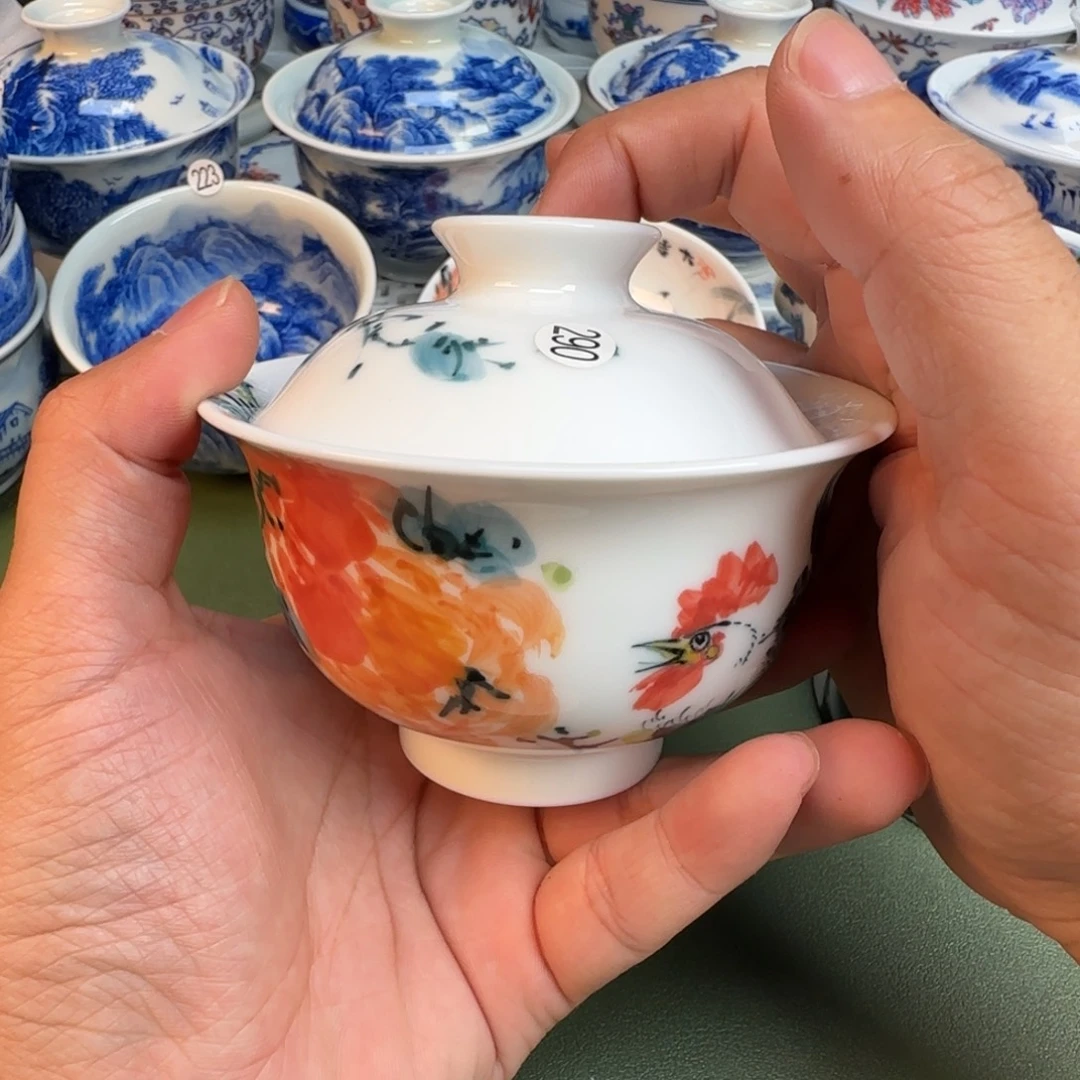 纯手工纯手绘茶具225