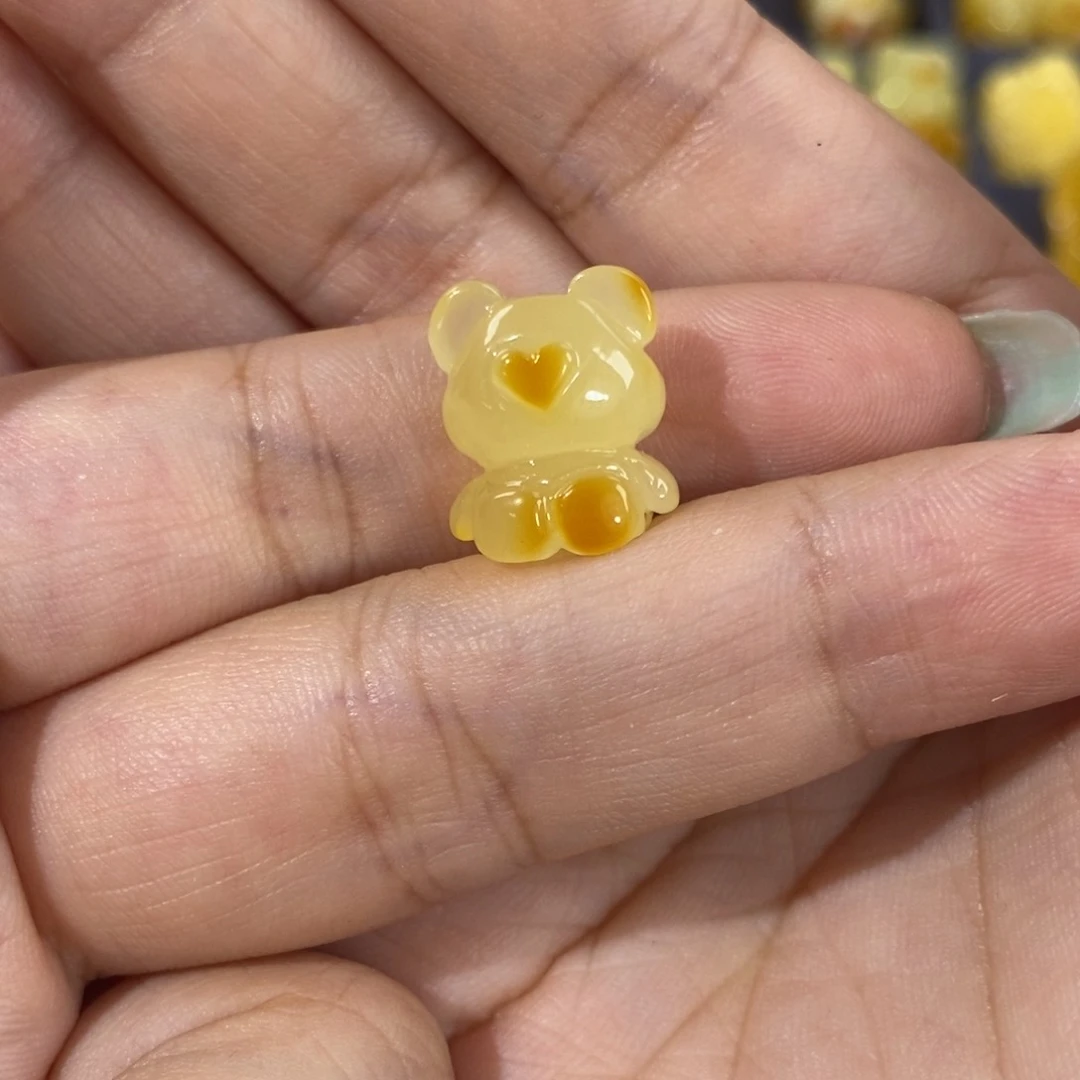 【闪购商品】未镶嵌琥珀裸石熙*定制