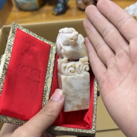 瓷片摆件工艺品瓷器摆件777