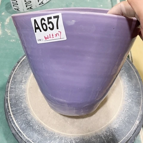 红陶景德镇陶瓷花盆手工-无孔