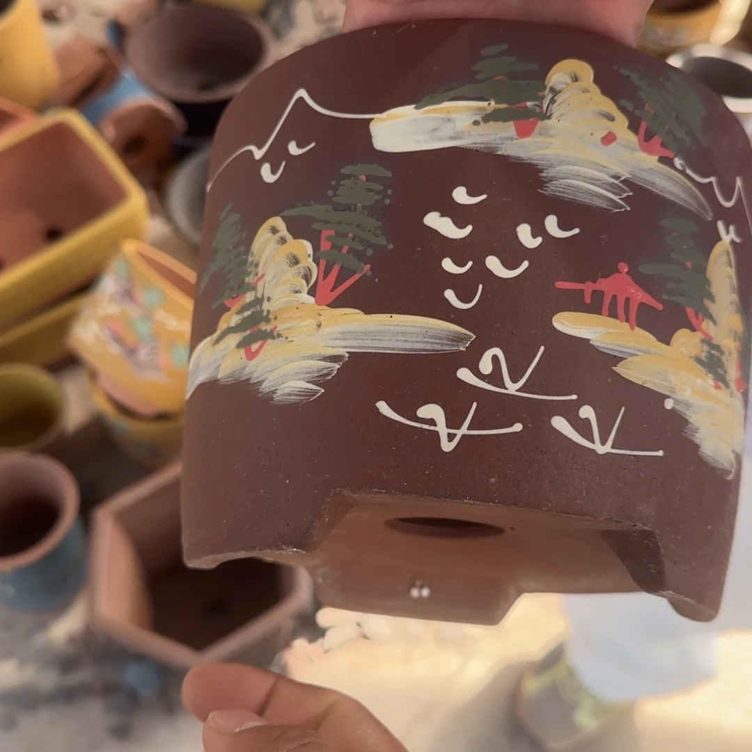 紫砂花盆瑕疵也是