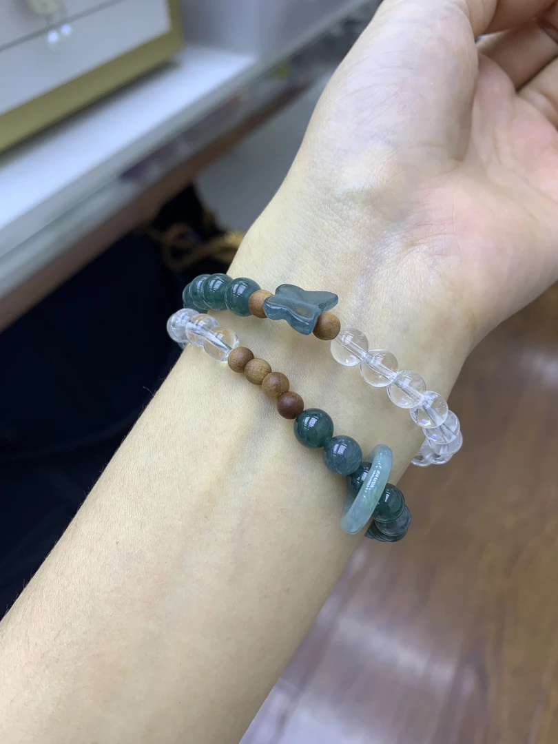 非金属仿珍珠手链 〖蕙子严选〗ZH X310新款设计黄色二圈手链