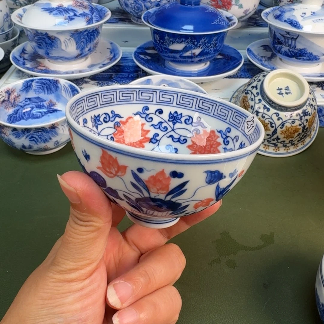 景德镇纯手绘茶具圆圆231
