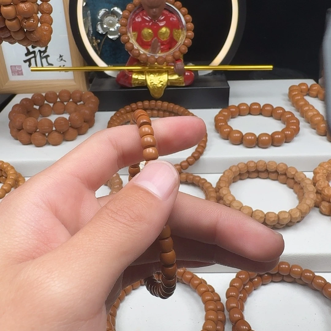 汐***梵猴头核桃手串核壁5.7