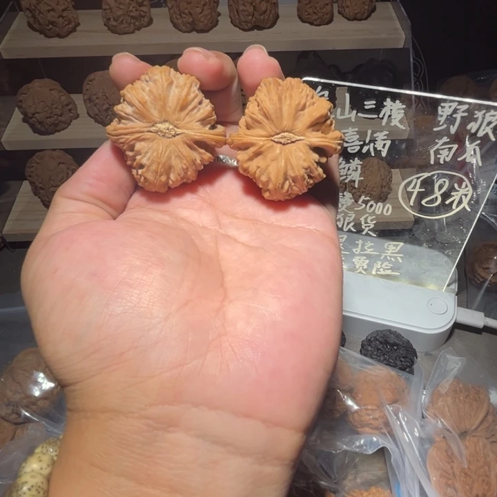吊坠文玩核桃40全品角白