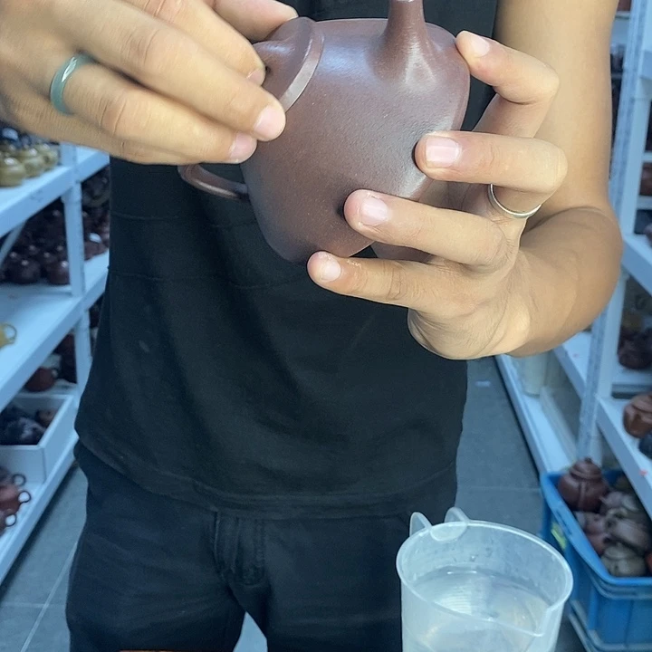 茶壶紫砂微瑕底槽青子冶全手工