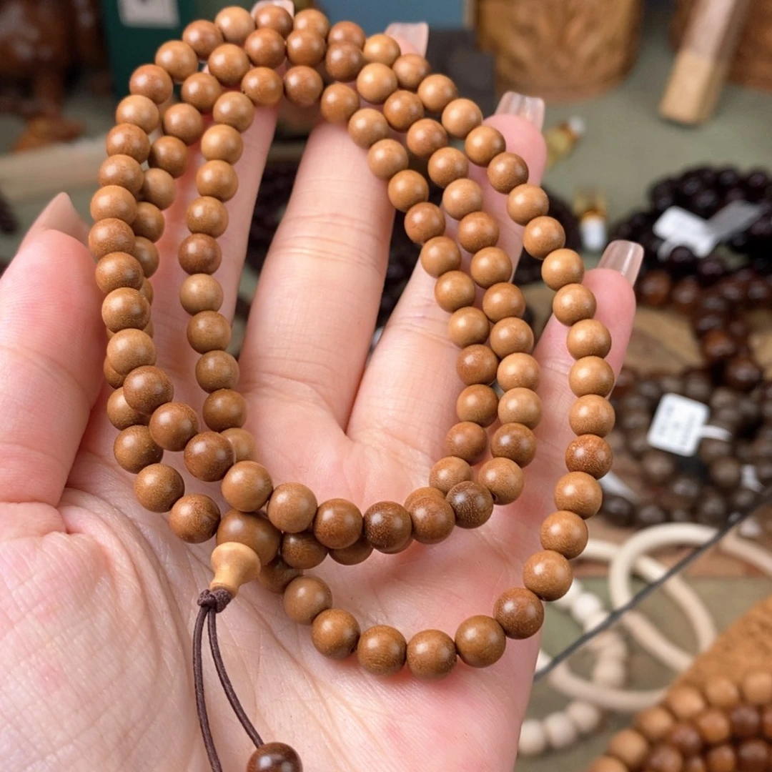T***a檀香木手串/手链0.6顺纹224