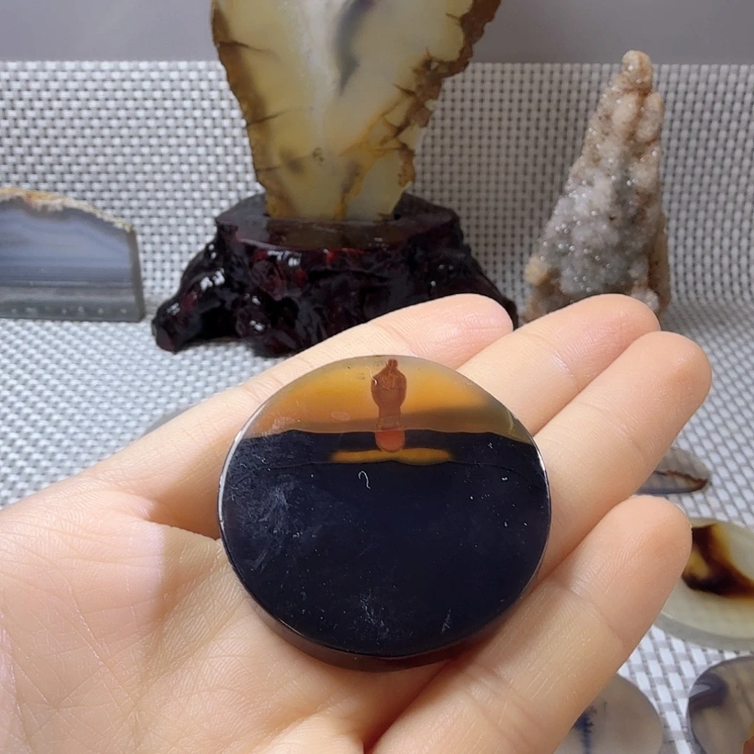 玛瑙/玉髓未镶嵌吊坠(不含链)18