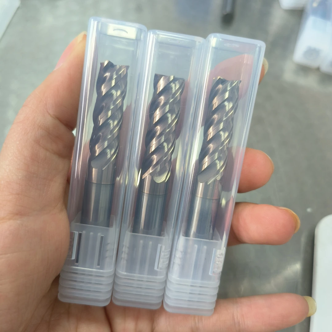 高硬度钨钢铣刀刀具合金刀高效切削铣刀D10✘75长刃长30