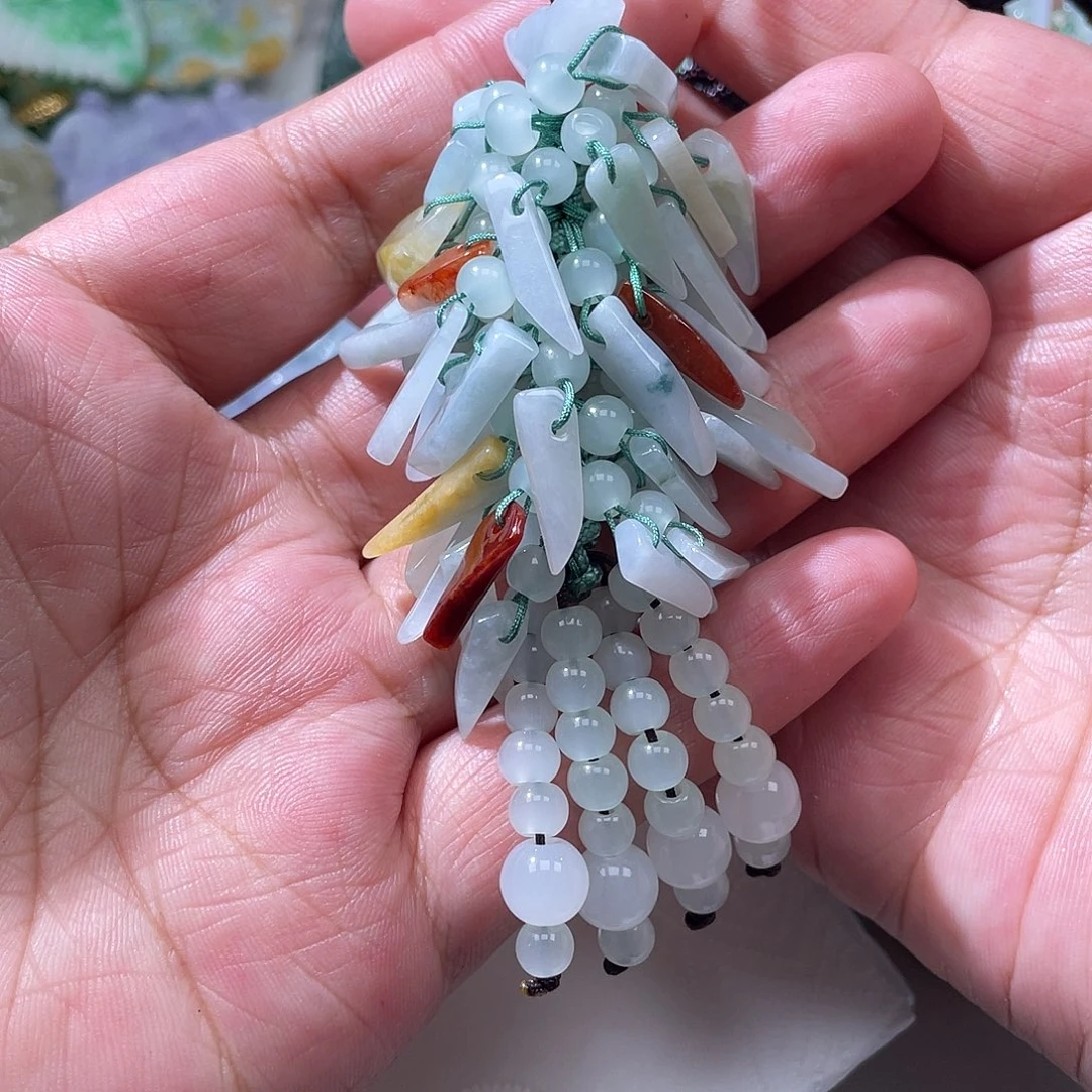 颈饰未镶嵌翡翠翡玉缘翡翠