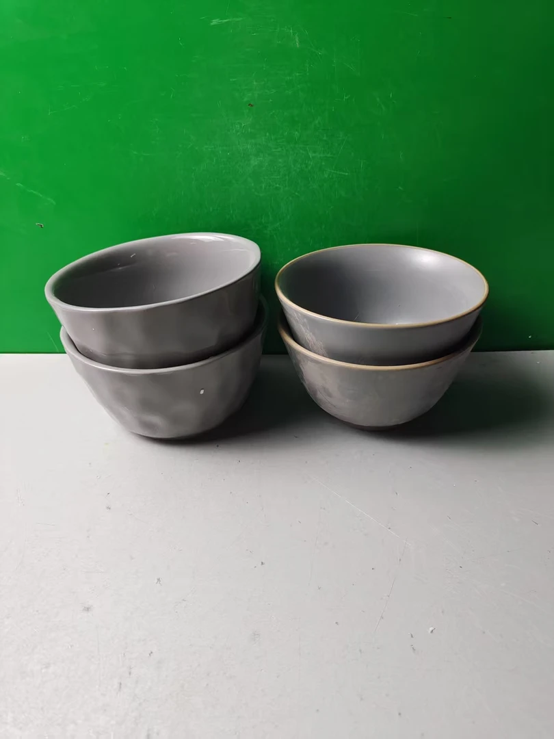 M1337 碗4个（口径12，高7）陶瓷餐具 D1