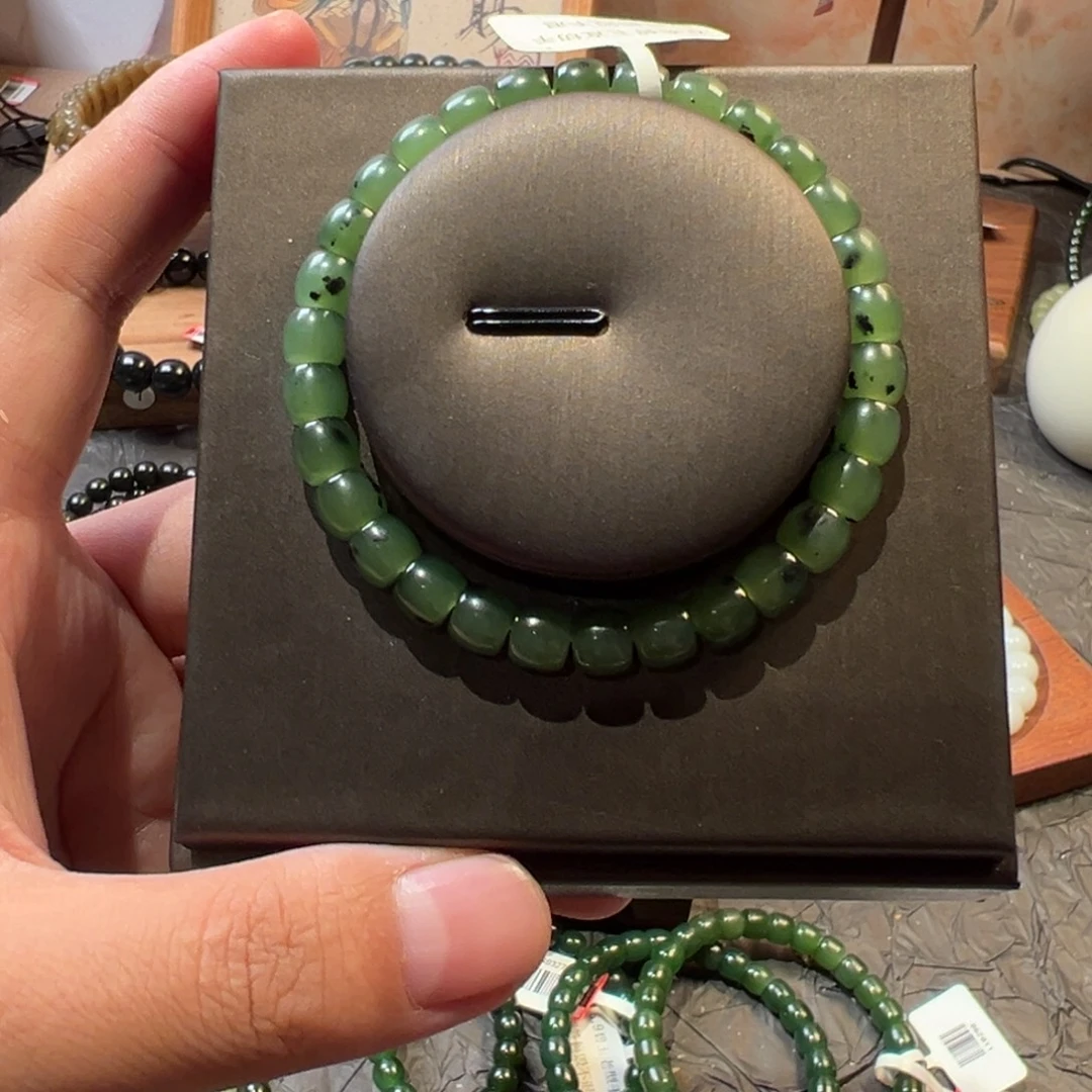 和田玉未镶嵌手链