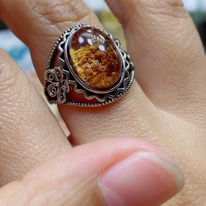 水晶戒指未镶嵌水晶