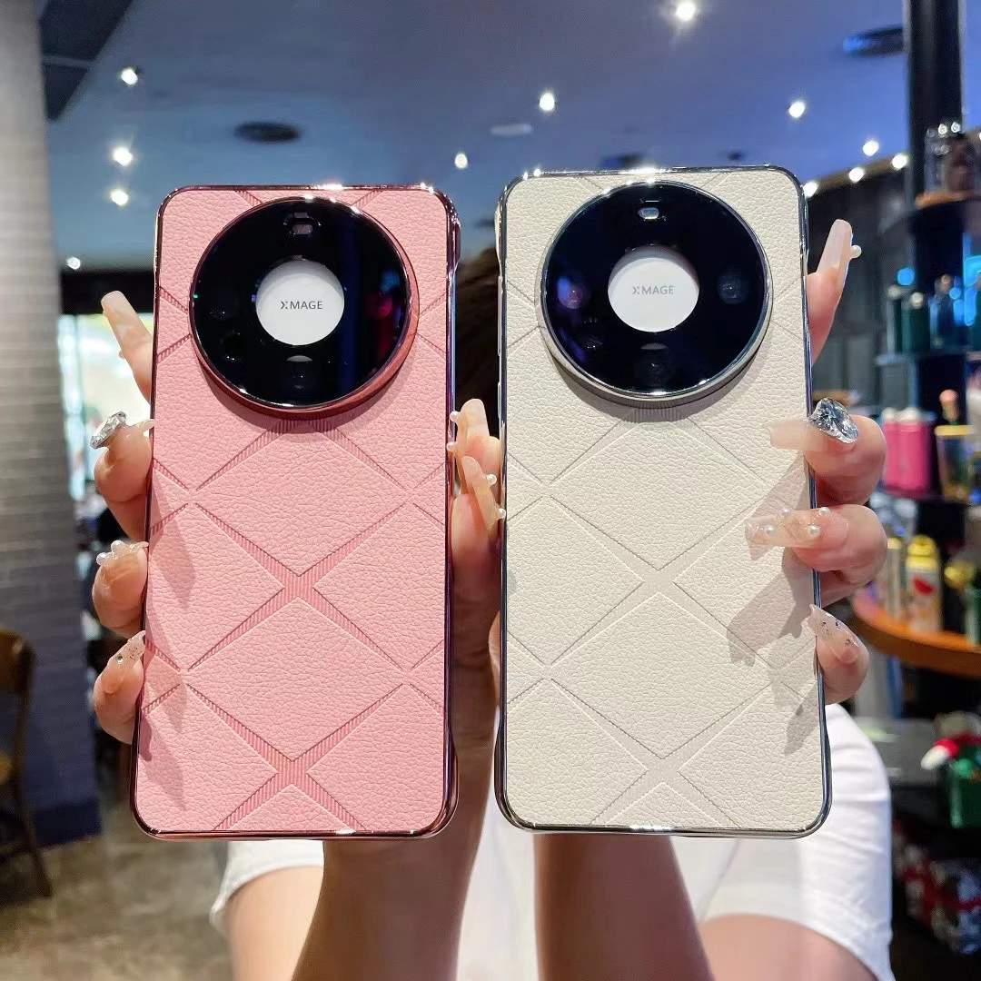 华为mate60手机壳全包素皮p70pro镜头全包Mate70pro防摔硬保护套