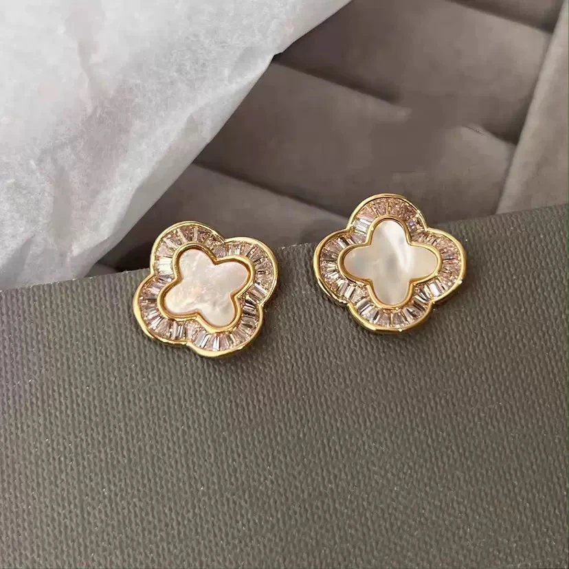 铜合金耳饰 气质轻奢时尚百搭精致经典简约-597