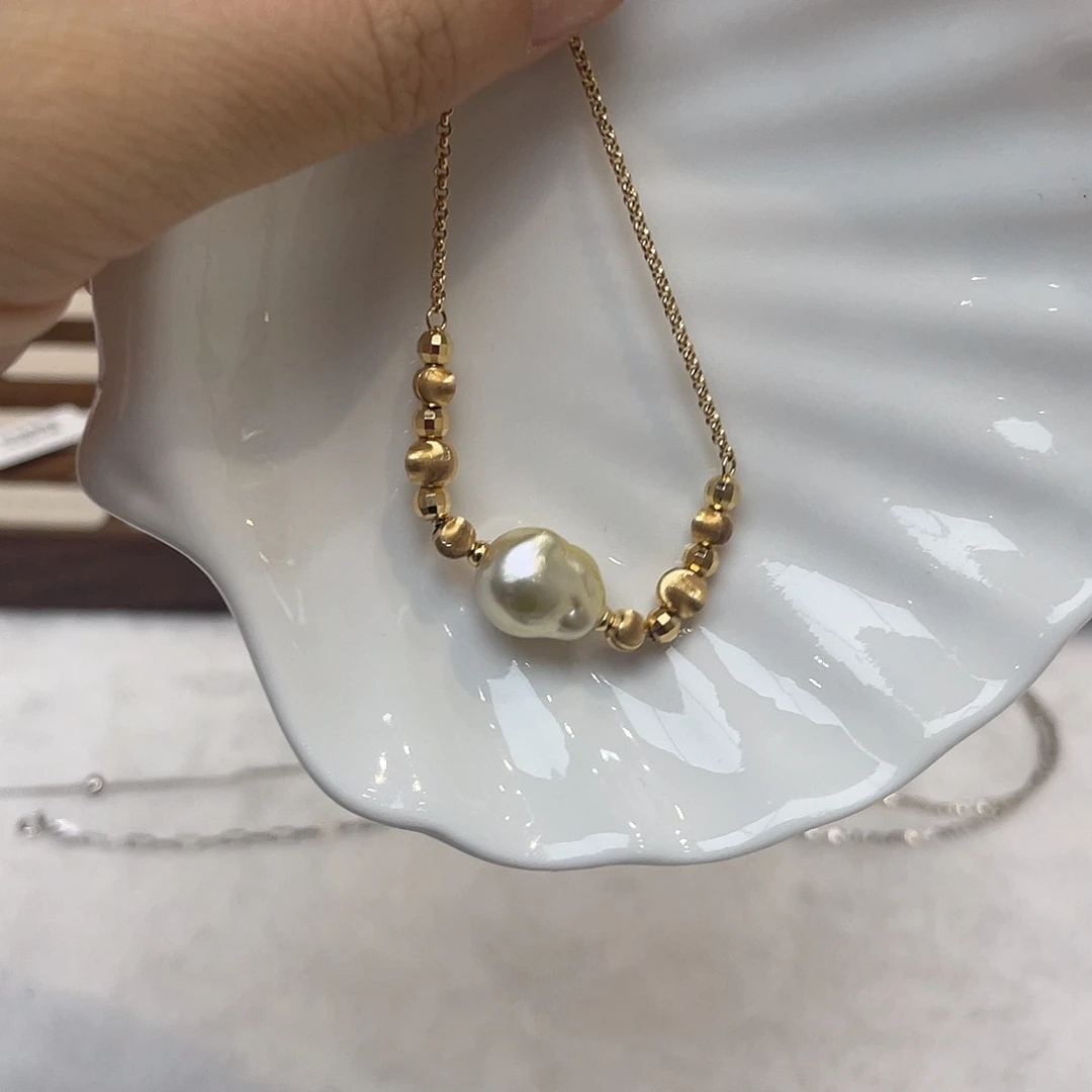 手链银S925镶嵌海水珍珠