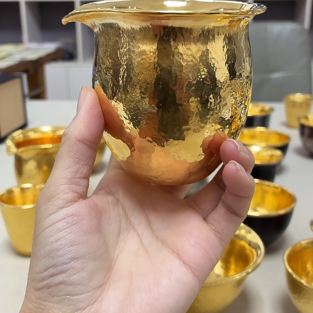 李小鹤里外金足金8克公道杯200毫升