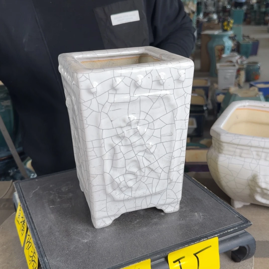 陶。一风堂石湾花盆 微瑕