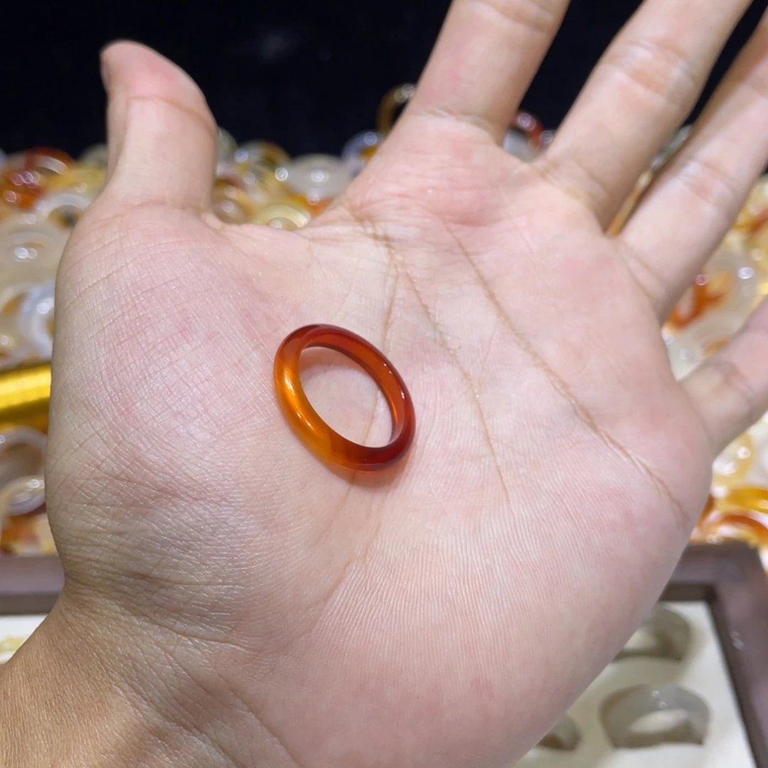 玛瑙/玉髓合金戒指79号港18 默认瑕疵