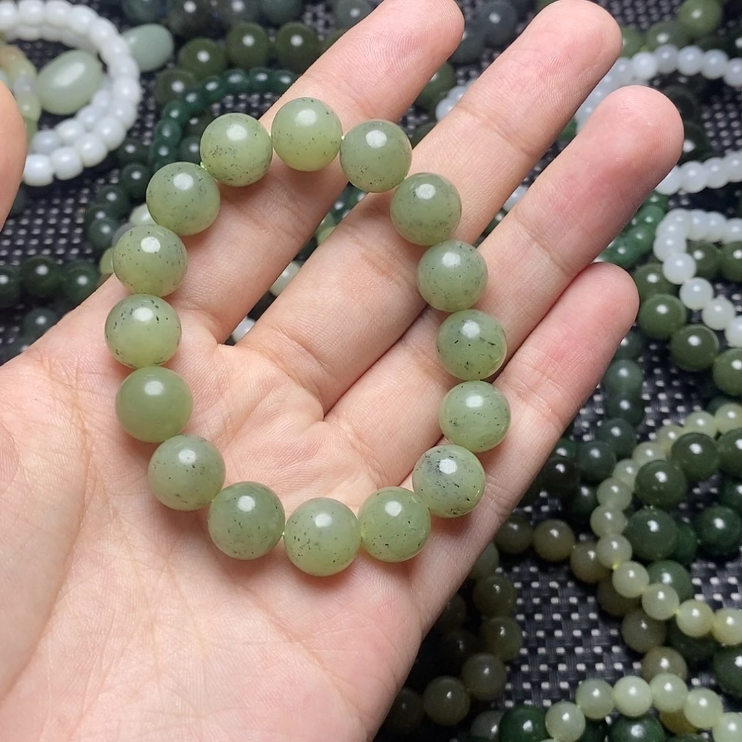 和田玉未镶嵌手串23