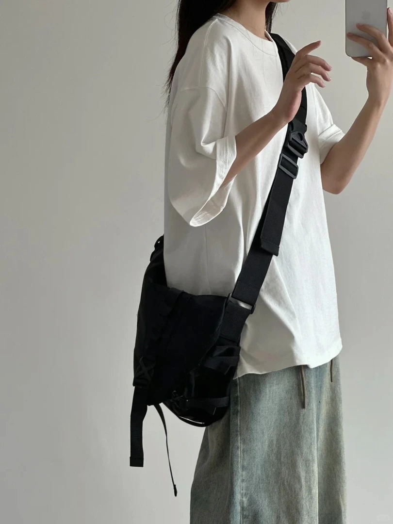 百搭美式高街情侣纯棉宽松小众短袖t恤男女纯色上衣春夏季薄款