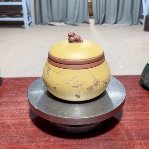 紫砂茶叶罐。。。。。。。。。。