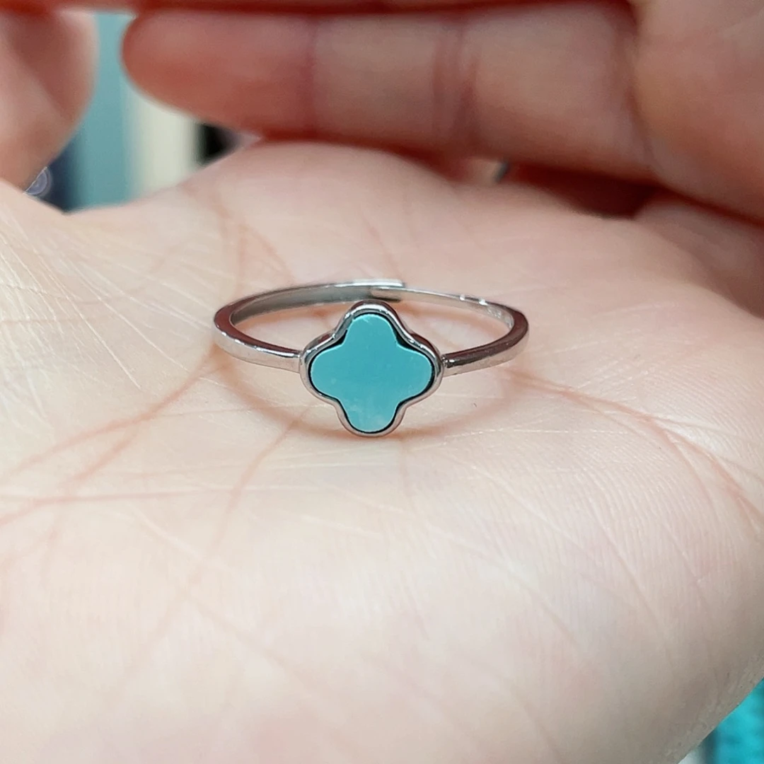 绿松石颈饰银S925镶嵌