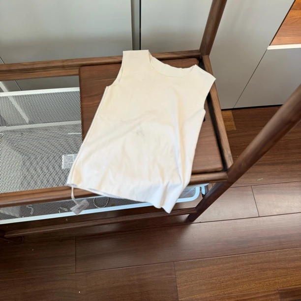 【编号C370】A6810-34-儿童休闲纯色背心杏色