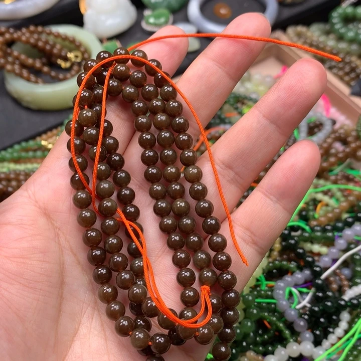 和田玉未镶嵌手链4