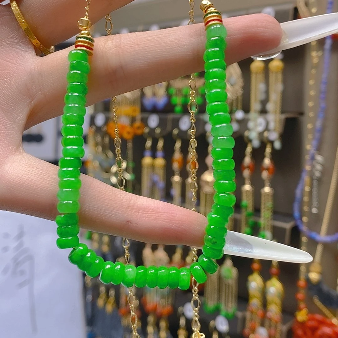 翡翠合金耳饰翡翠