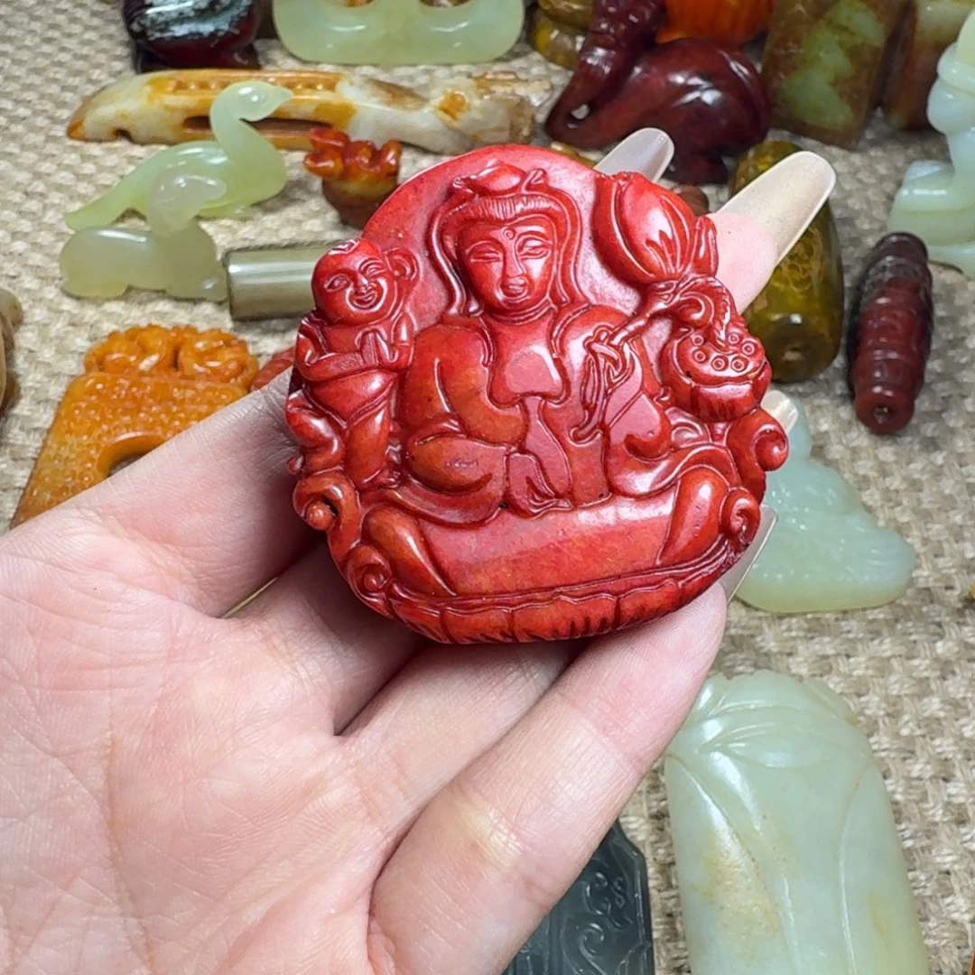 吊坠白玉菩提挂件