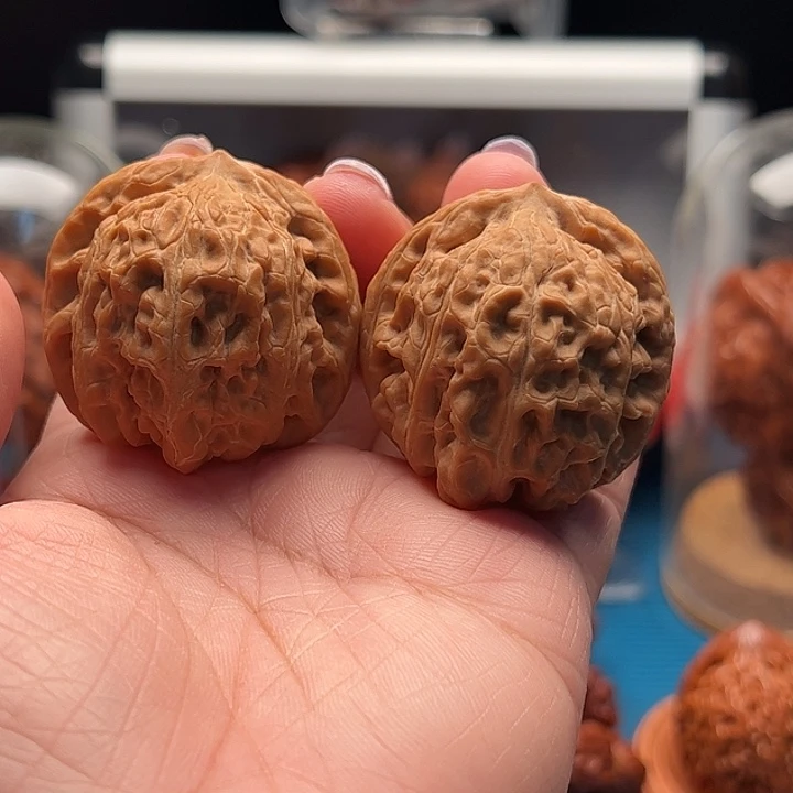 文玩核桃把件木灵珠 全品