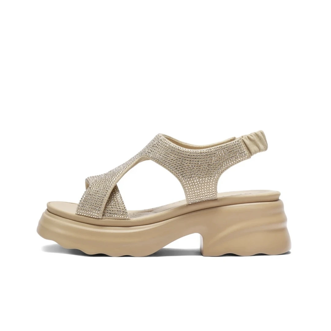 红蜻蜓玛丽珍便捷魔术贴浅口单鞋女鞋