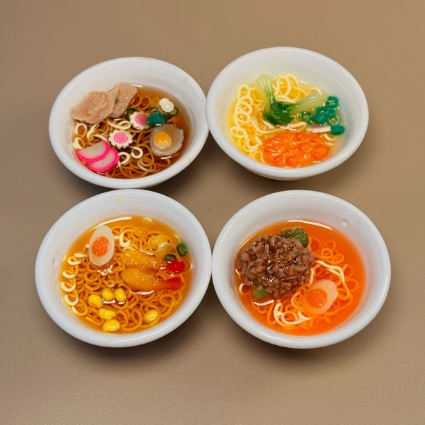 仿真凉皮蛋炒饭玩具小款仿真食物挂件炒饭炒河粉甜品钥匙扣冰箱贴