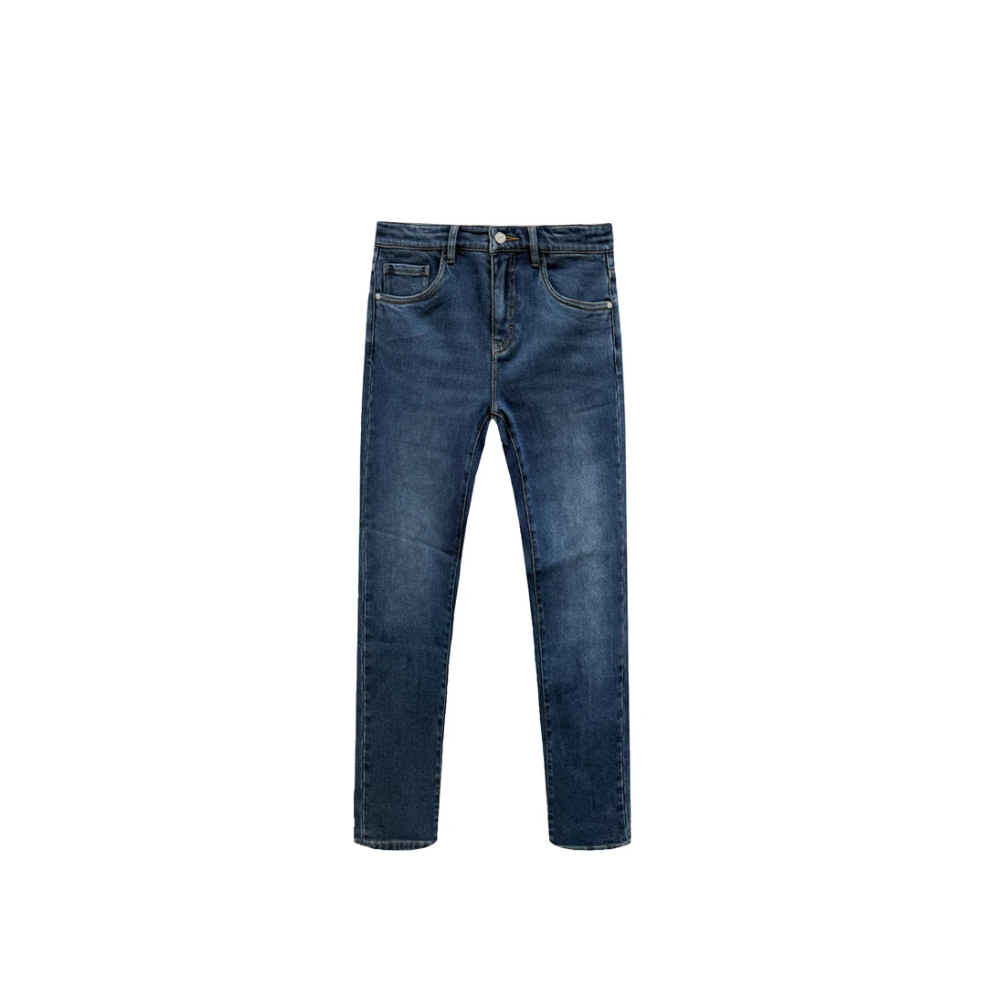 朗尼芬迪秋冬新款美式休闲直筒修身牛仔裤7339448433