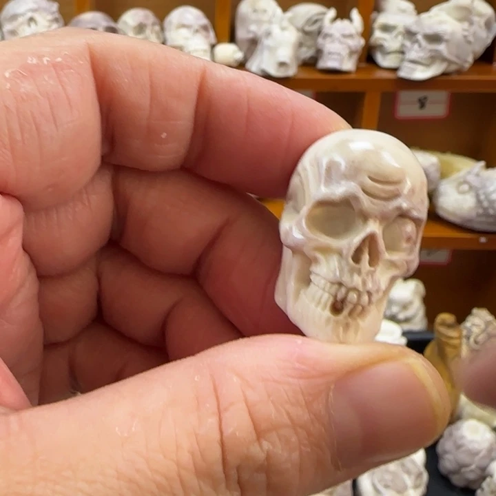 非金属配饰鹿角骷髅