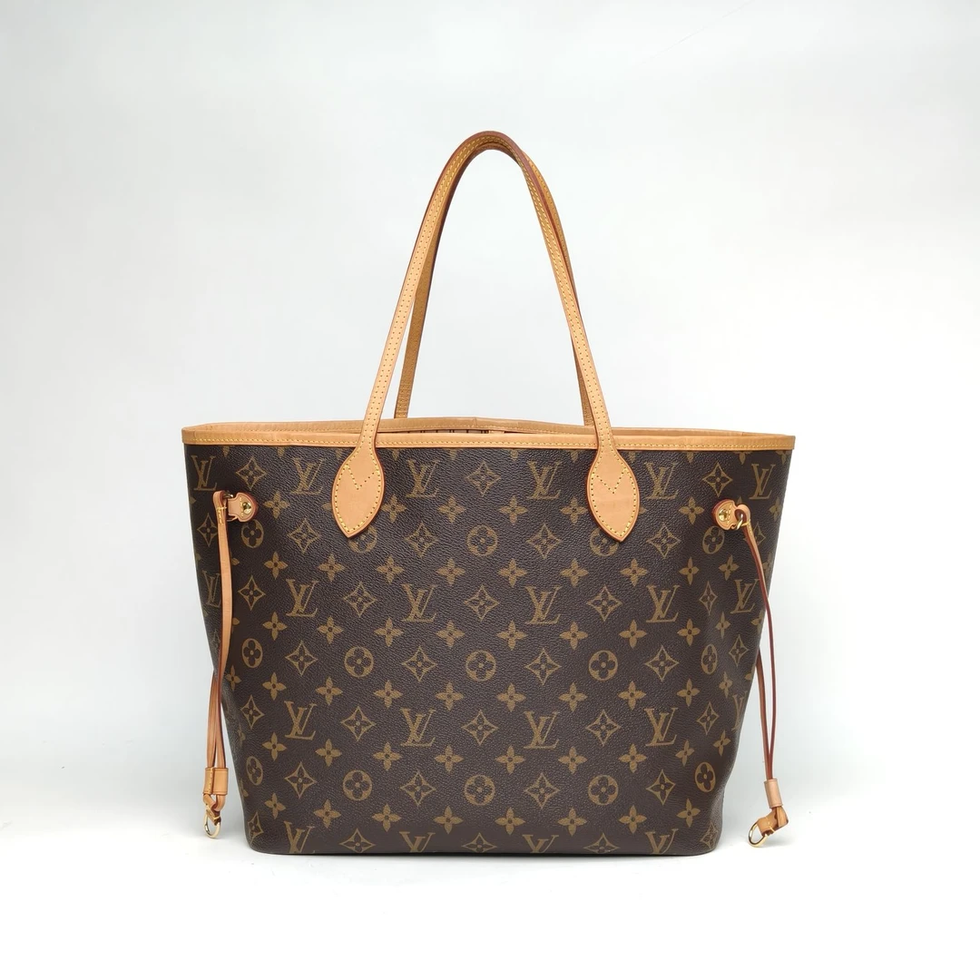 95新 LouisVuitton/路易威登 【双双】Neverfull 中号 31PVC芯片