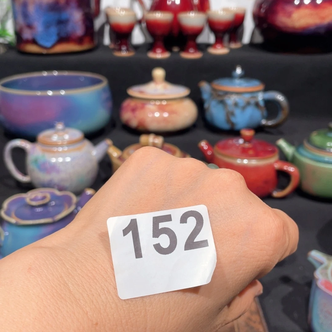 谢***E中国神后钧瓷茶器