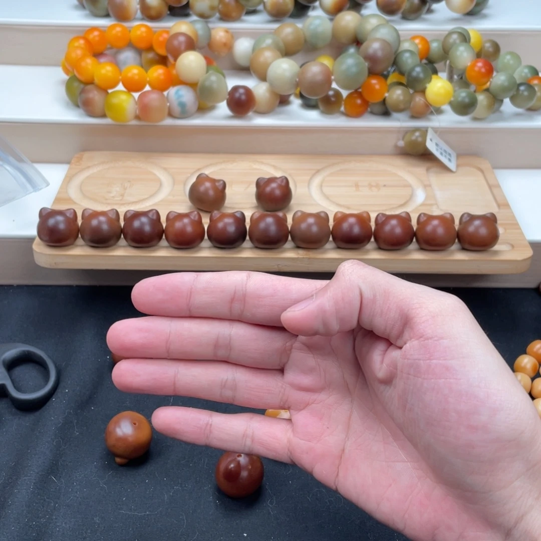 唐***慧菩提根/象牙果吊坠纯天然老料猫头臭臭果猫头通货定制不退