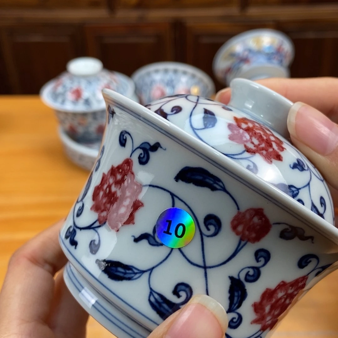 手绘现代茶具得古董