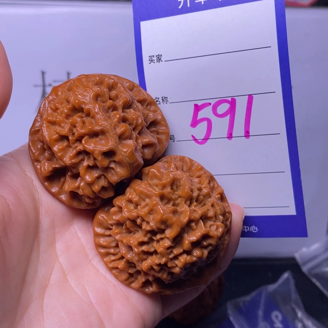 文玩核桃把件591/45.5官帽