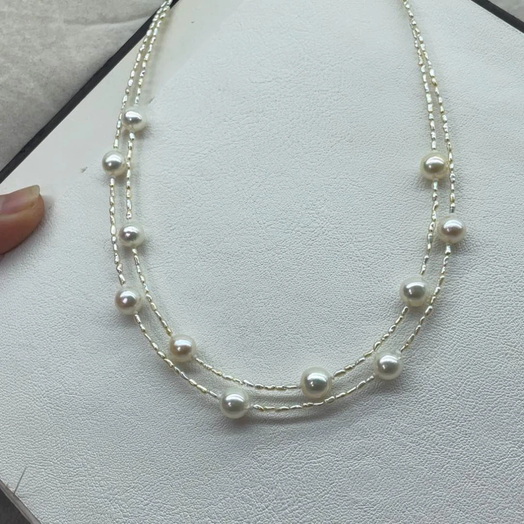 项链合金海水珍珠海水A ko ya2-9 m m