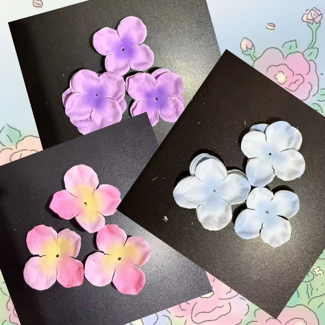 主播宠粉福利 绣球花仿真四叶花瓣 手工DIY材料