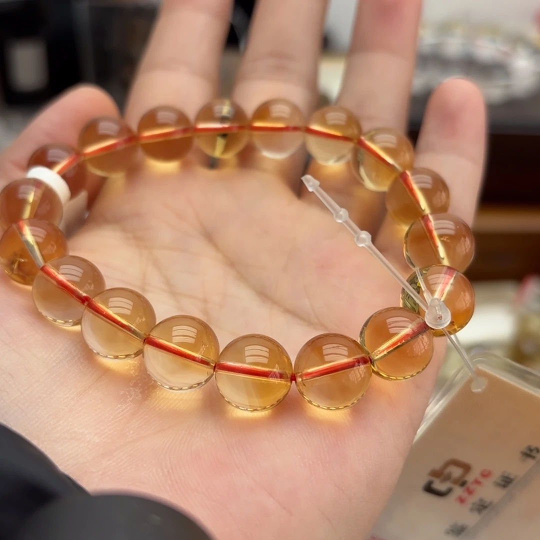 未镶嵌手链水晶暴力黄